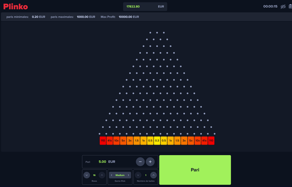 Cómo jugar y ganar en Plinko